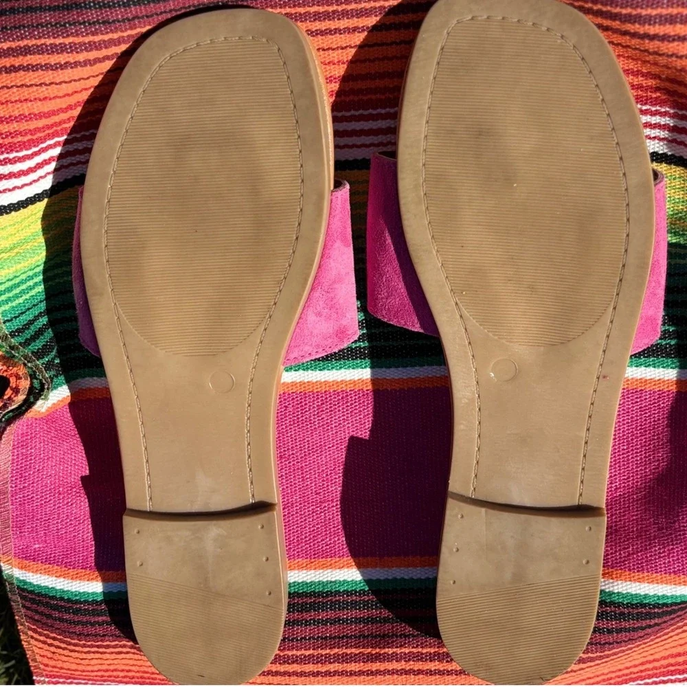 Sunshine In A Box Sz 9-10 Beach Pool Vacation Flats Zara, Dolce Vita & Mariella - Picture 7 of 11